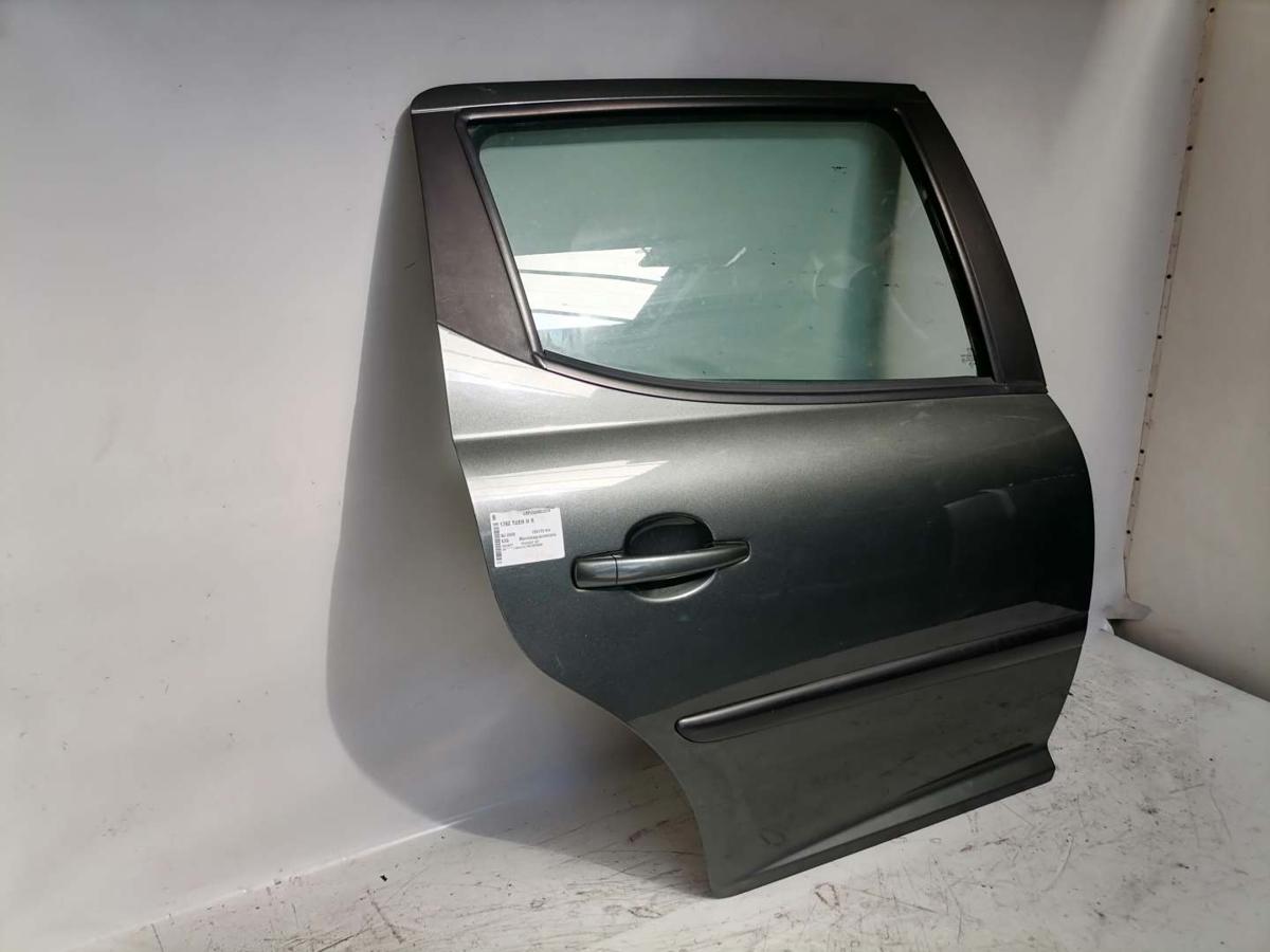 Peugeot 207 SW Kombi original Tür hinten rechts EZQ Manitobagraumetallic BJ08